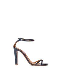 Ardelisa 100 leather sandals - Navy Navy