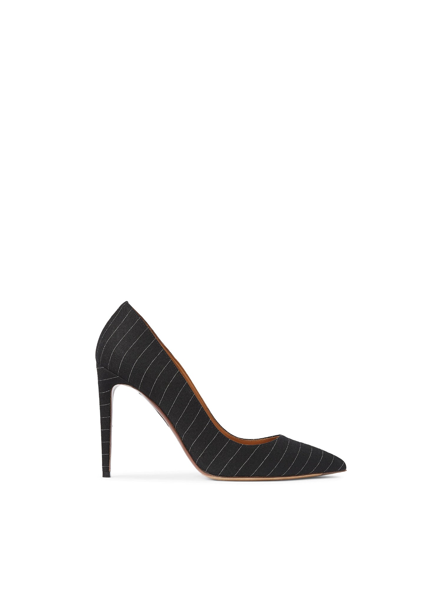 Escarpins Celia 100 en laine mélangée - Black & Cream