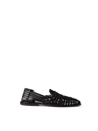Sandales en cuir tressé à la main - Blk