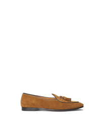 Mocassins Belvin en cuir velours - Cacao