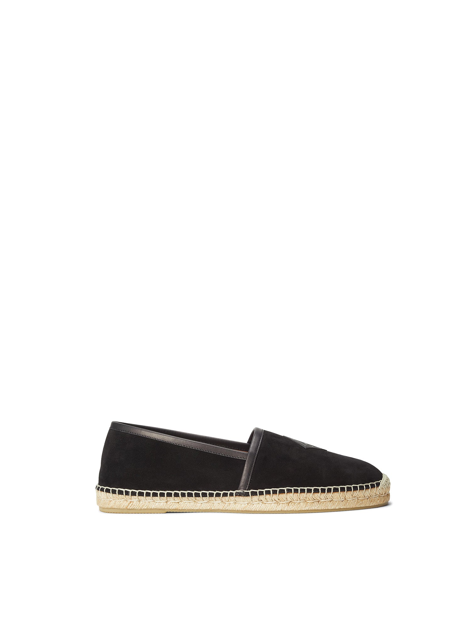 Espadrilles Bowsworth à monogramme daim - Black
