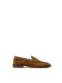 Bolden suede loafers - Cocoa