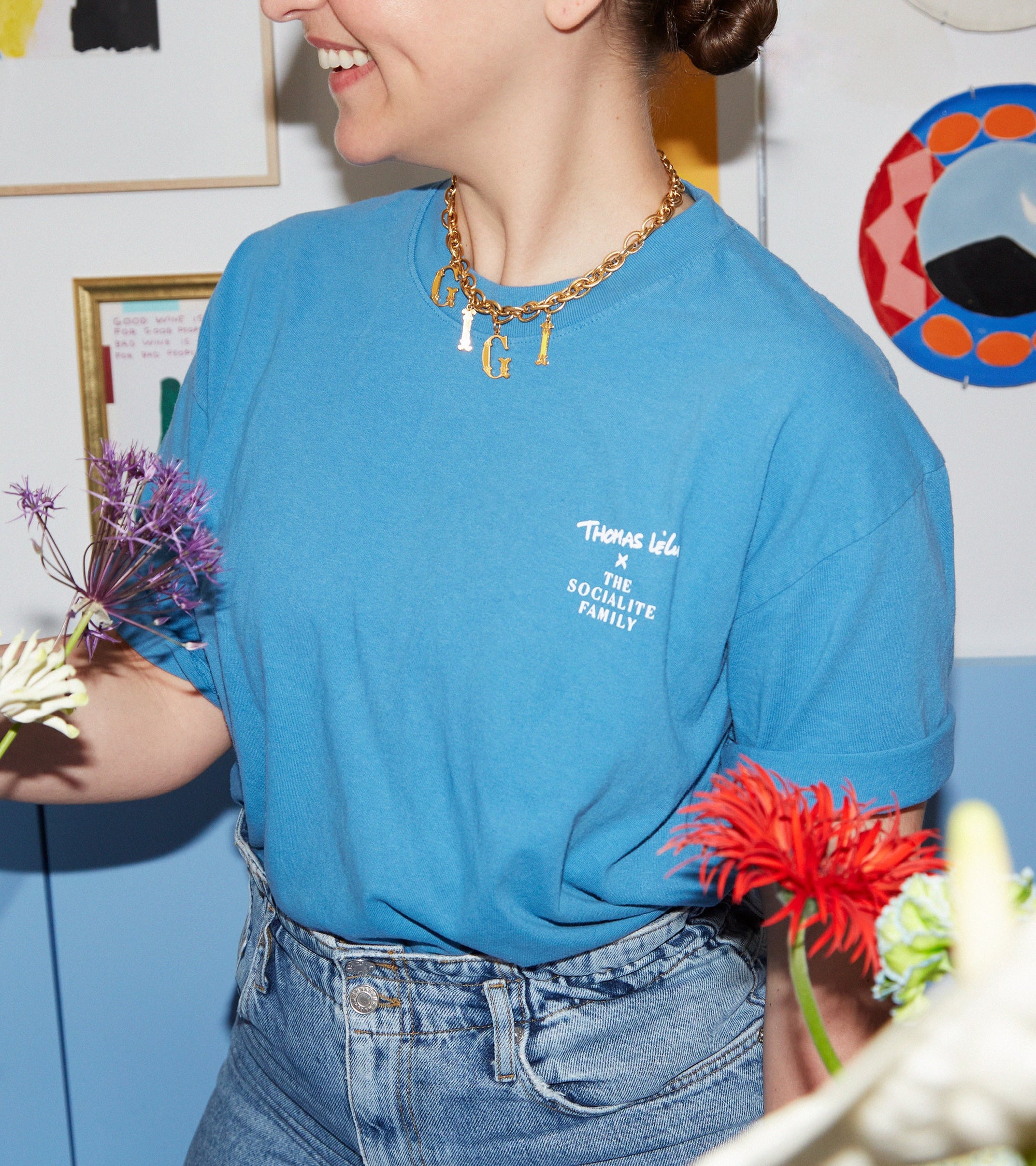 T-shirt Thomas Lélu - Bleu