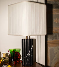 Lampe à poser Gioia en marbre - Noir