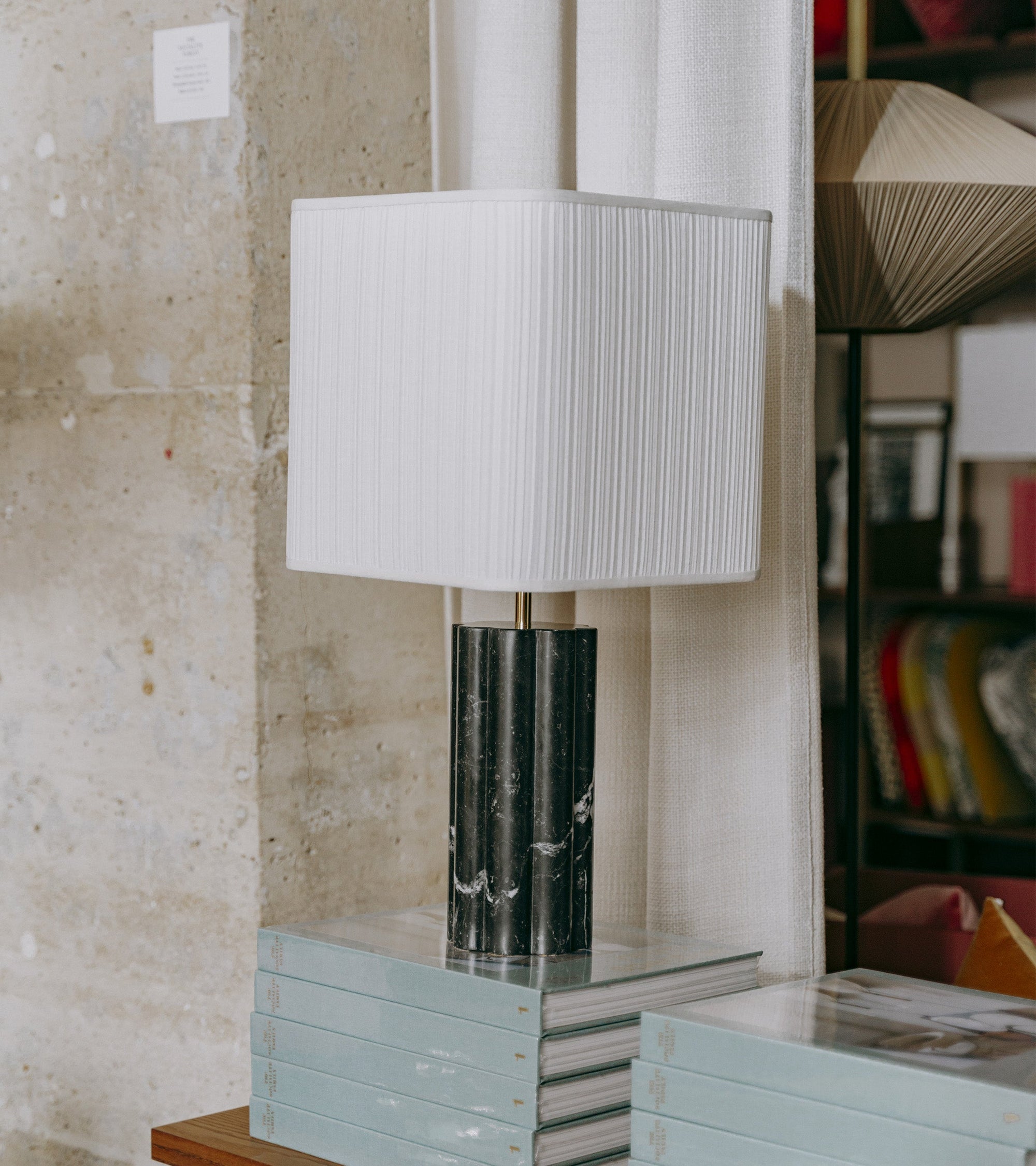 Lampe à poser Gioia en marbre - Noir