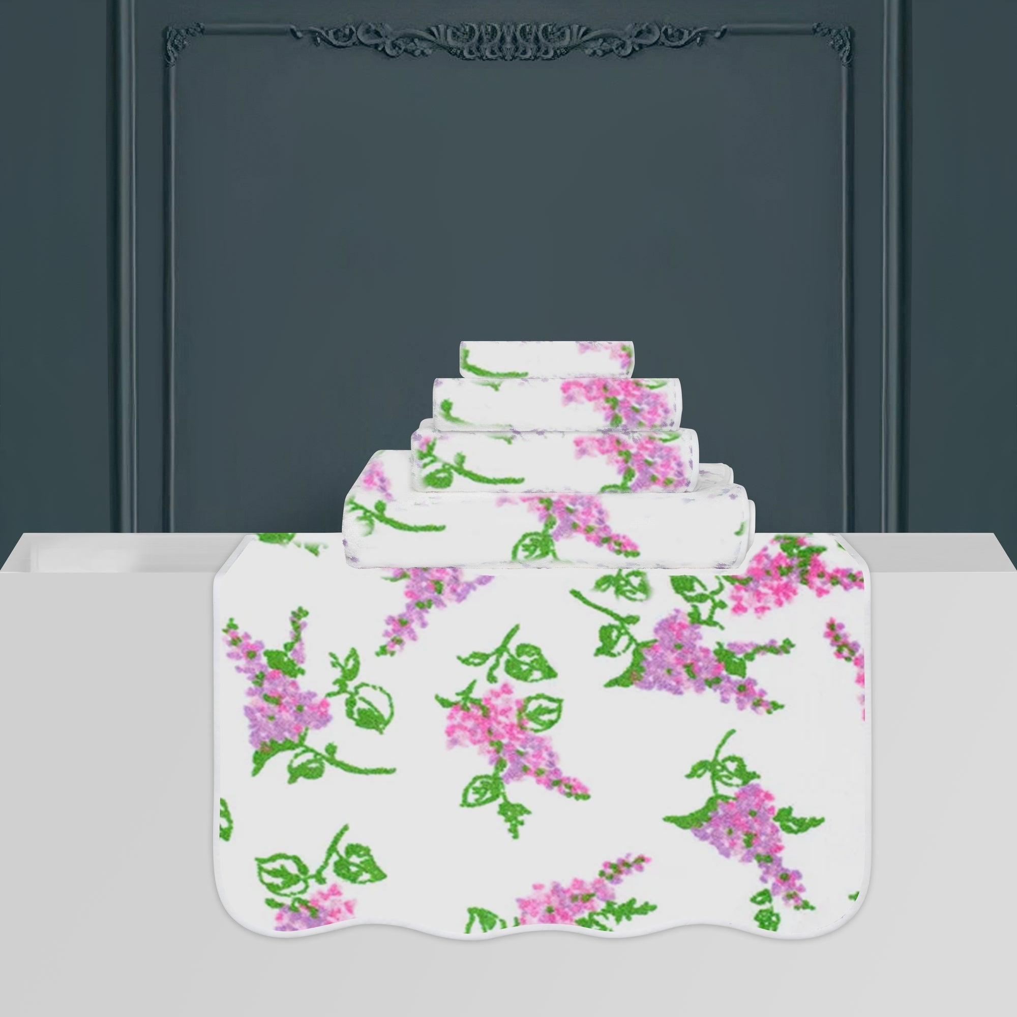 Bath universe Lilas - Rose & lilac