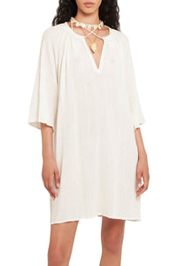 Robe courte Lilou - Cream