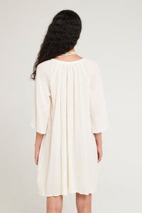 Robe courte Lilou - Cream