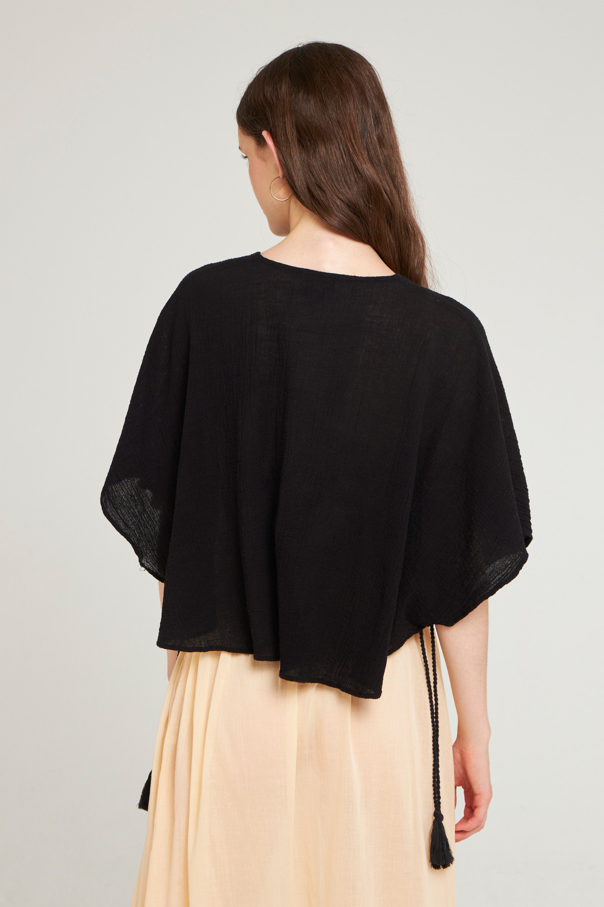 BLACK LILOU MINIKAFTAN