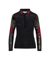 Pull Lisou à détails brodés - Black