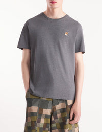 T-shirt avec écusson - Dark Grey Melange