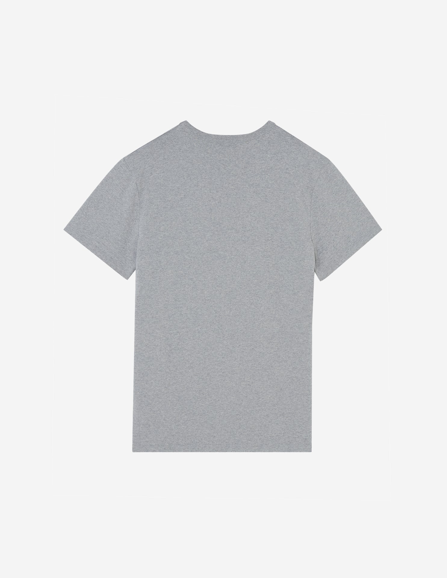 T-shirt with badge - Dark Grey Melange