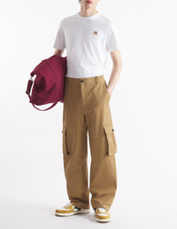 T-shirt with crest - White