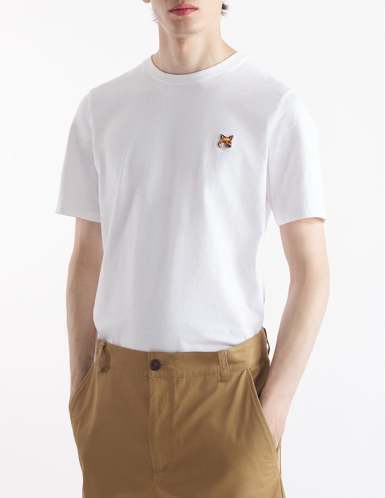 T-shirt with crest - White