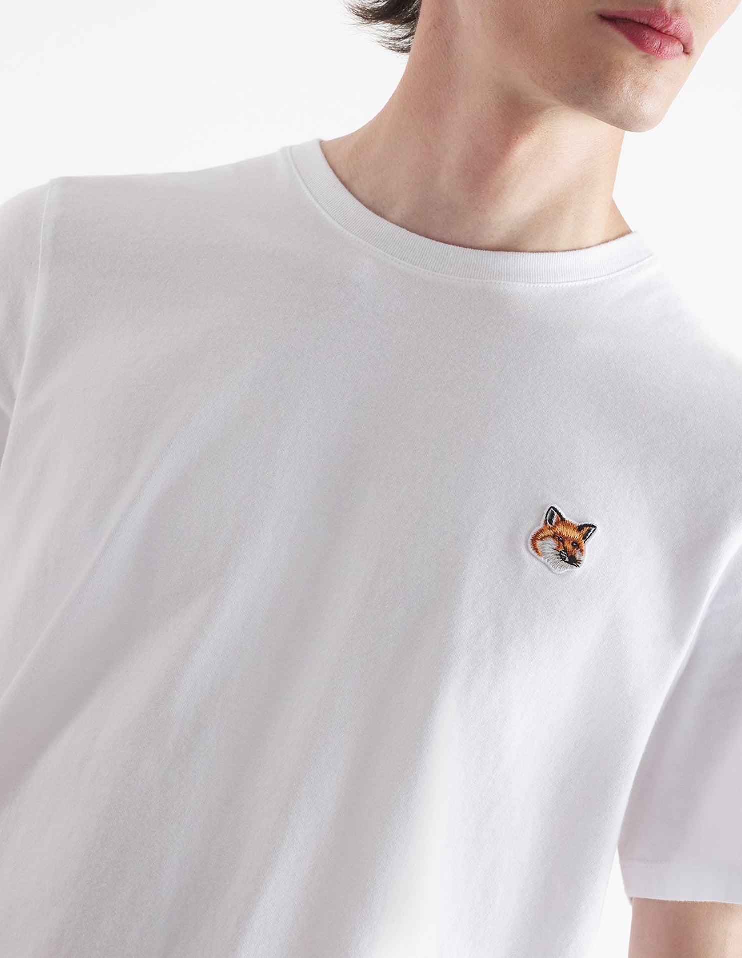 T-shirt with crest - White