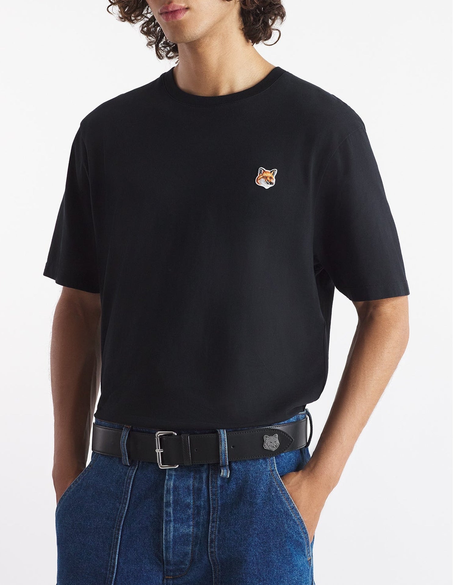 T-shirt with patch - Black