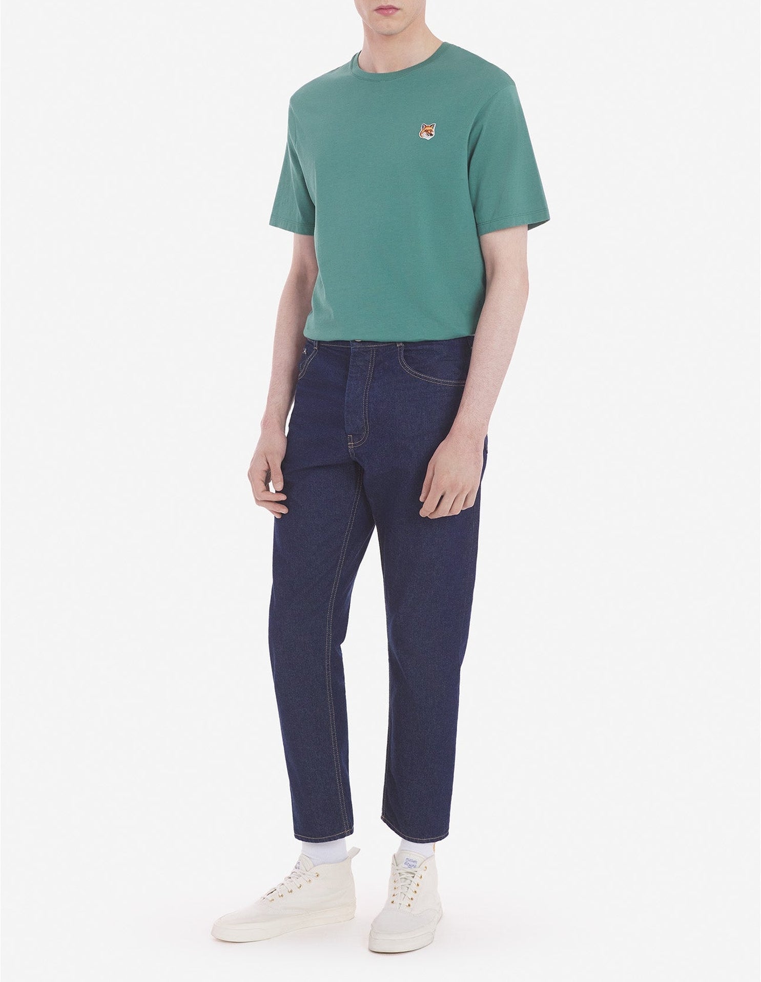T-shirt avec écusson - Teal Grey