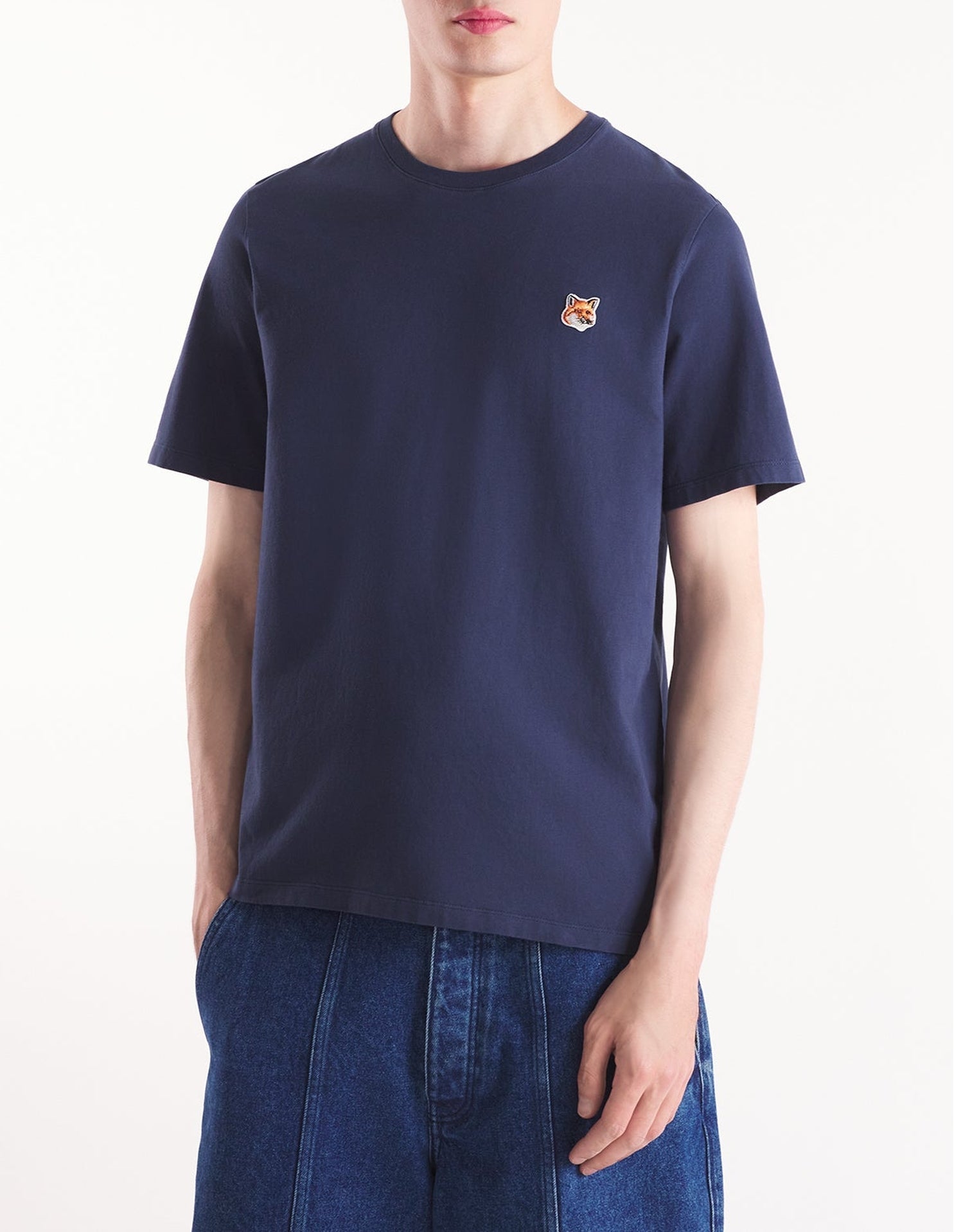 T-shirt with patch - Ink Blue