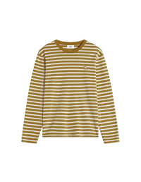 T-shirt à manches longues Chillax - Khaki Green Stripes