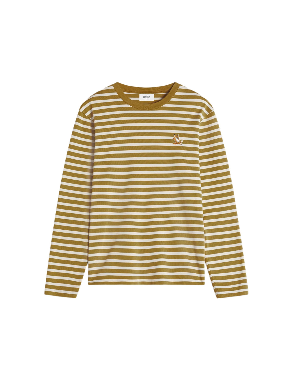 T-shirt à manches longues Chillax - Khaki Green Stripes