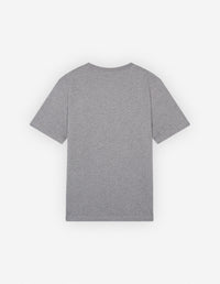 Oversized Bold Fox Head T-shirt with crest - Medium Grey Melange