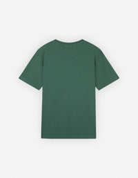Oversized Bold Fox Head T-shirt with crest - Bottle Green