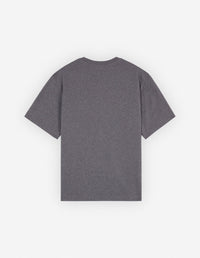 T-shirt oversize Bold Fox Head Fox avec écusson - Dark Grey Melange
