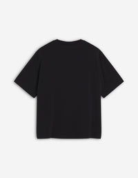 T-shirt oversize Bold Fox Head Fox avec écusson - Black