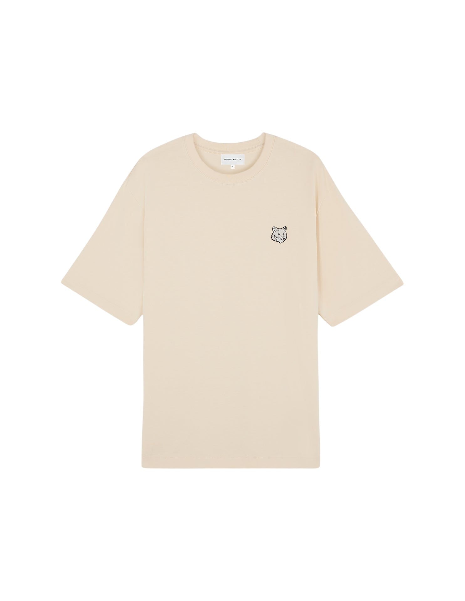 Oversized Bold Fox Head Fox T-shirt with crest - Paper