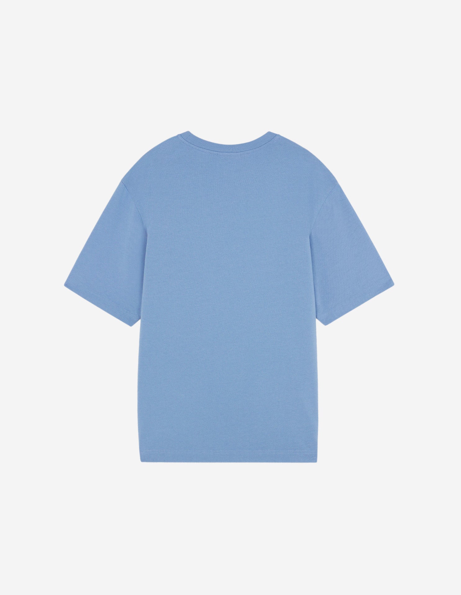 Oversized Bold Fox Head Fox T-shirt with crest - Hampton Blue