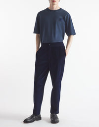 T-shirt oversize Bold Fox Head Fox avec écusson - Deep Navy