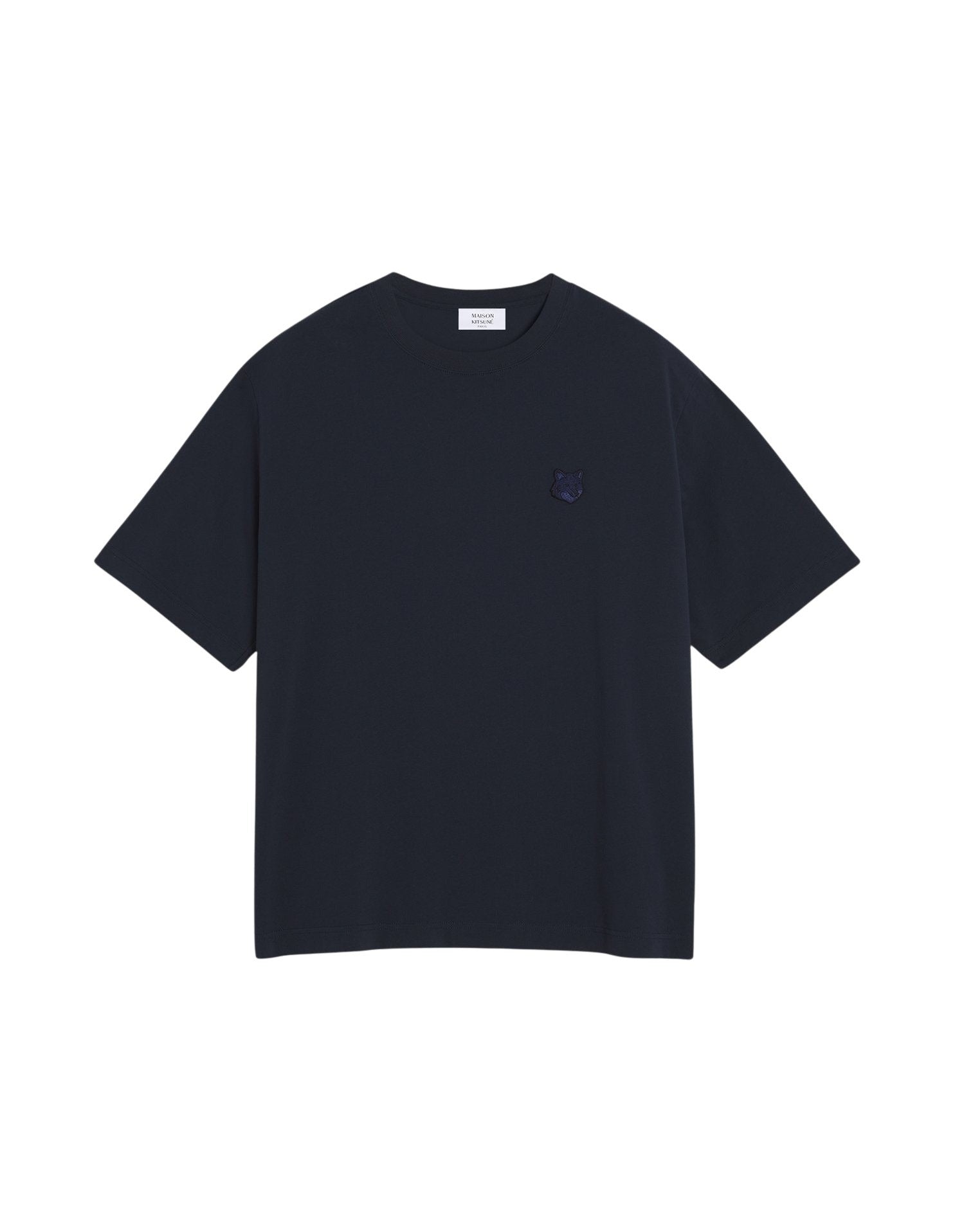 T-shirt oversize Bold Fox Head Fox avec écusson - Deep Navy