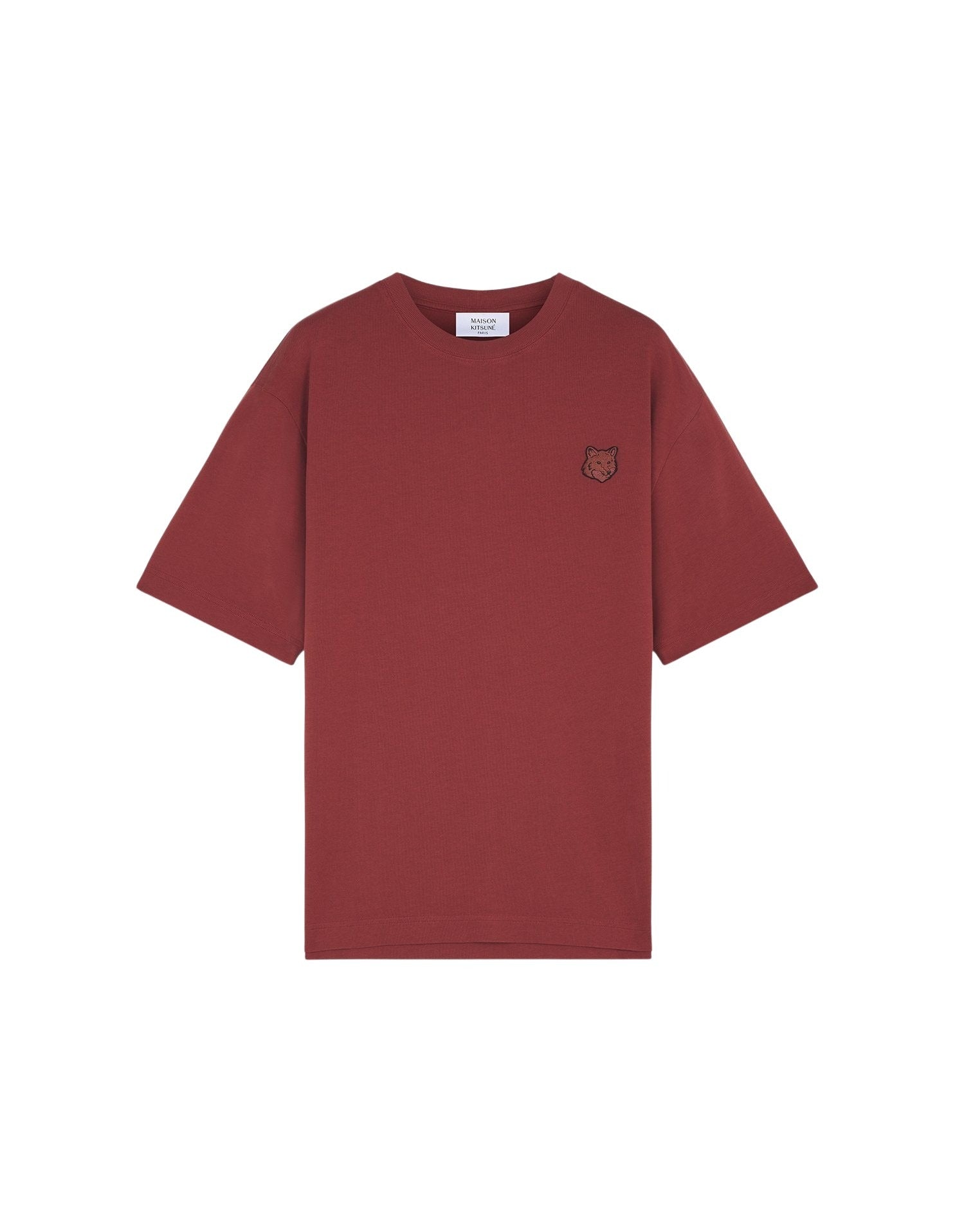 Bold Fox Head Fox oversize T-shirt with crest - Teak