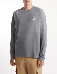 Fox Head long sleeve T-shirt - Dark Grey Melange