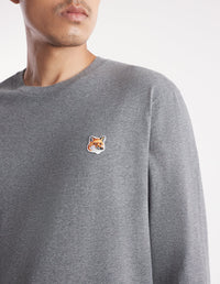 Fox Head long sleeve T-shirt - Dark Grey Melange