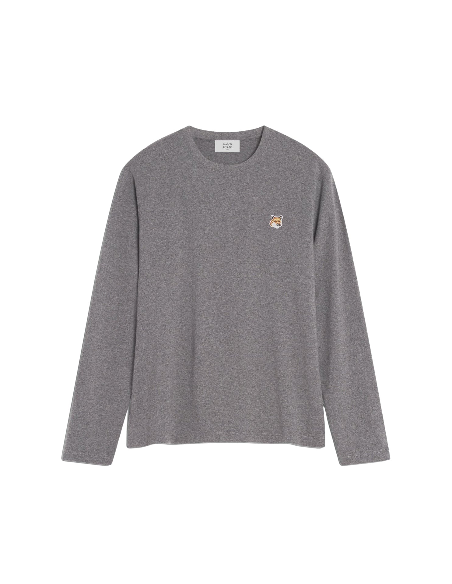 Fox Head long sleeve T-shirt - Dark Grey Melange