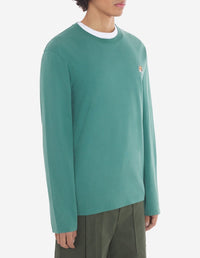 Fox Head long sleeve T-shirt - Teal Grey