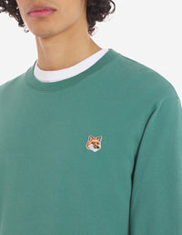 Fox Head long sleeve T-shirt - Teal Grey