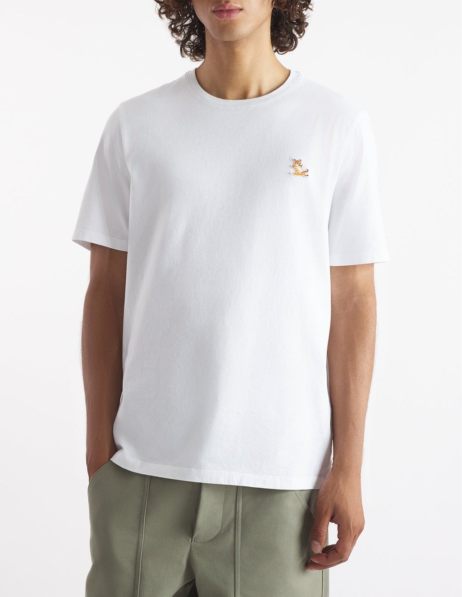 T-shirt with crest - White