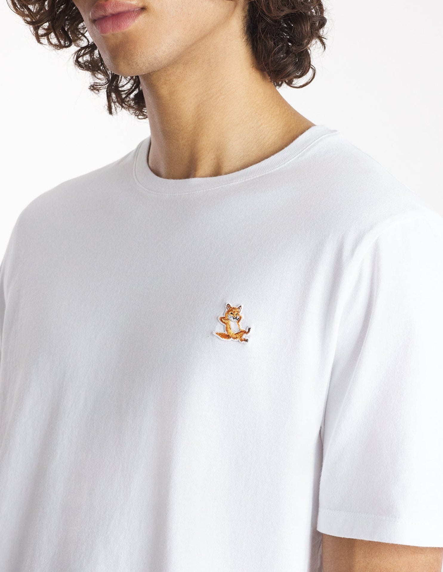 T-shirt with crest - White