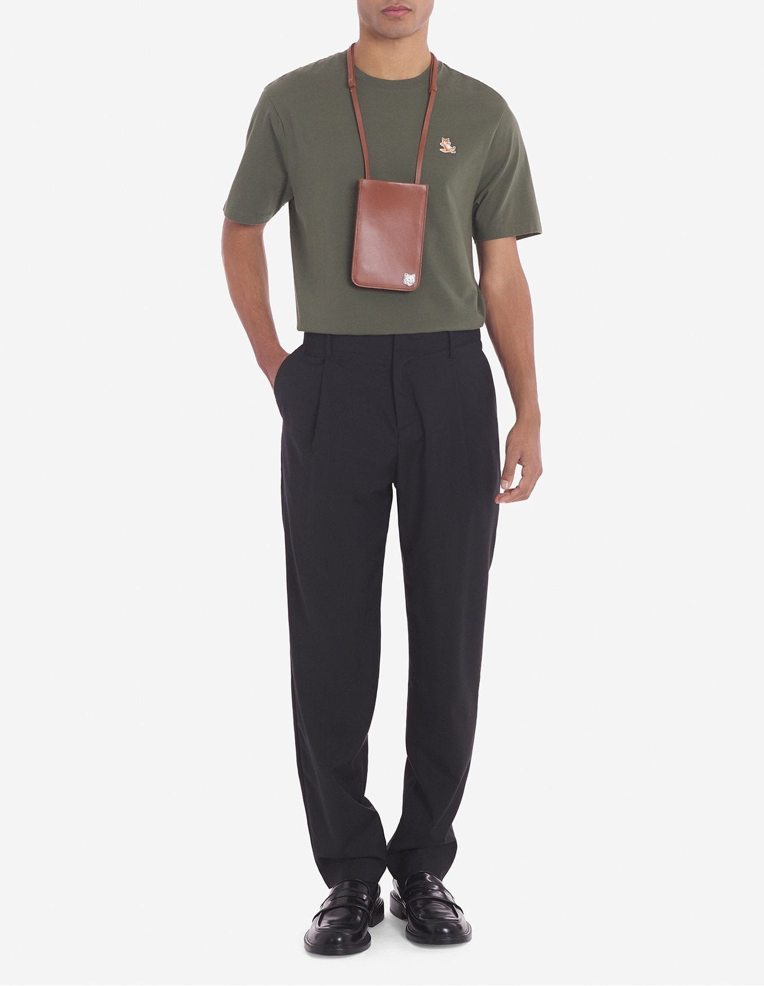 T-shirt with patch - Military Green