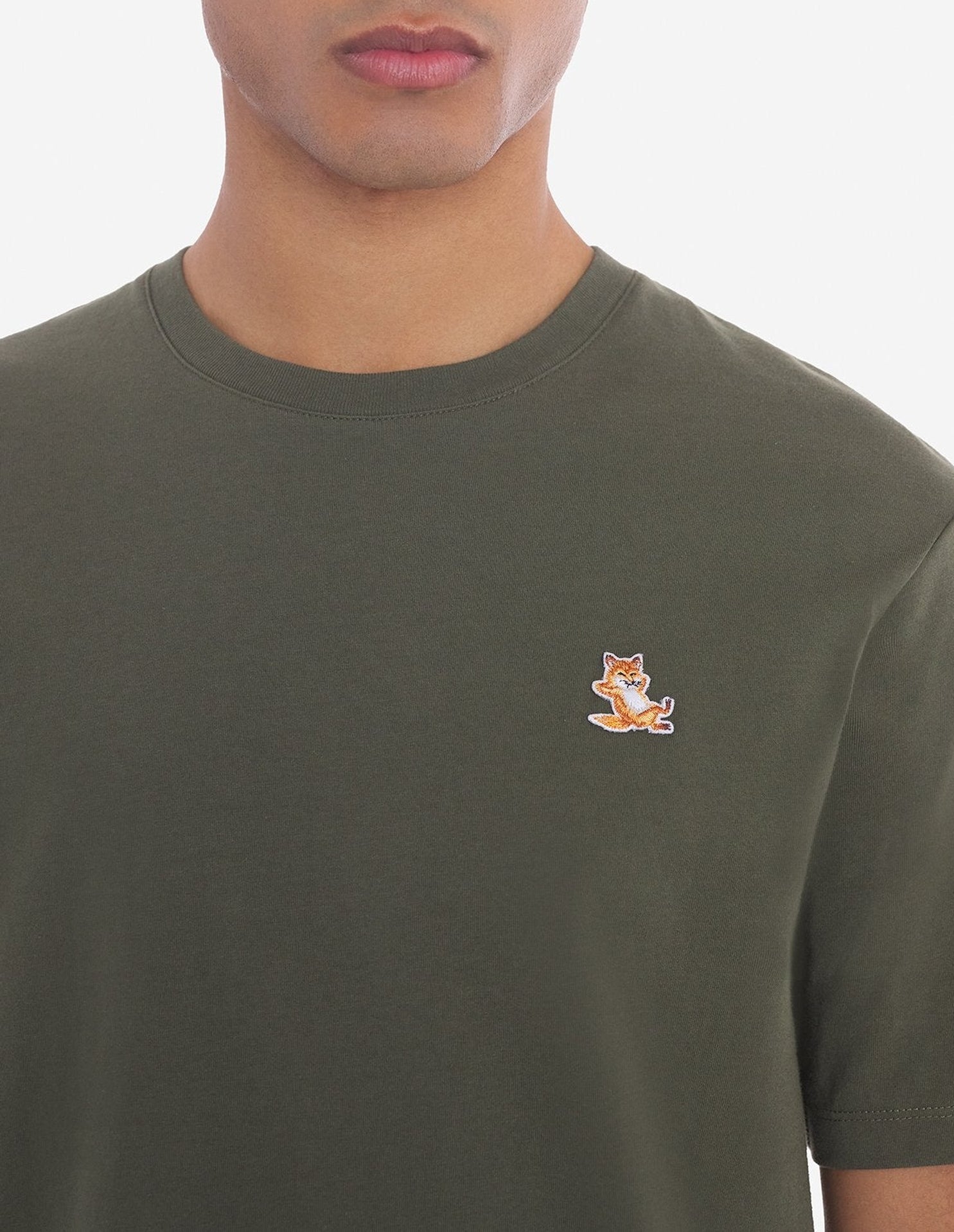 T-shirt with patch - Military Green