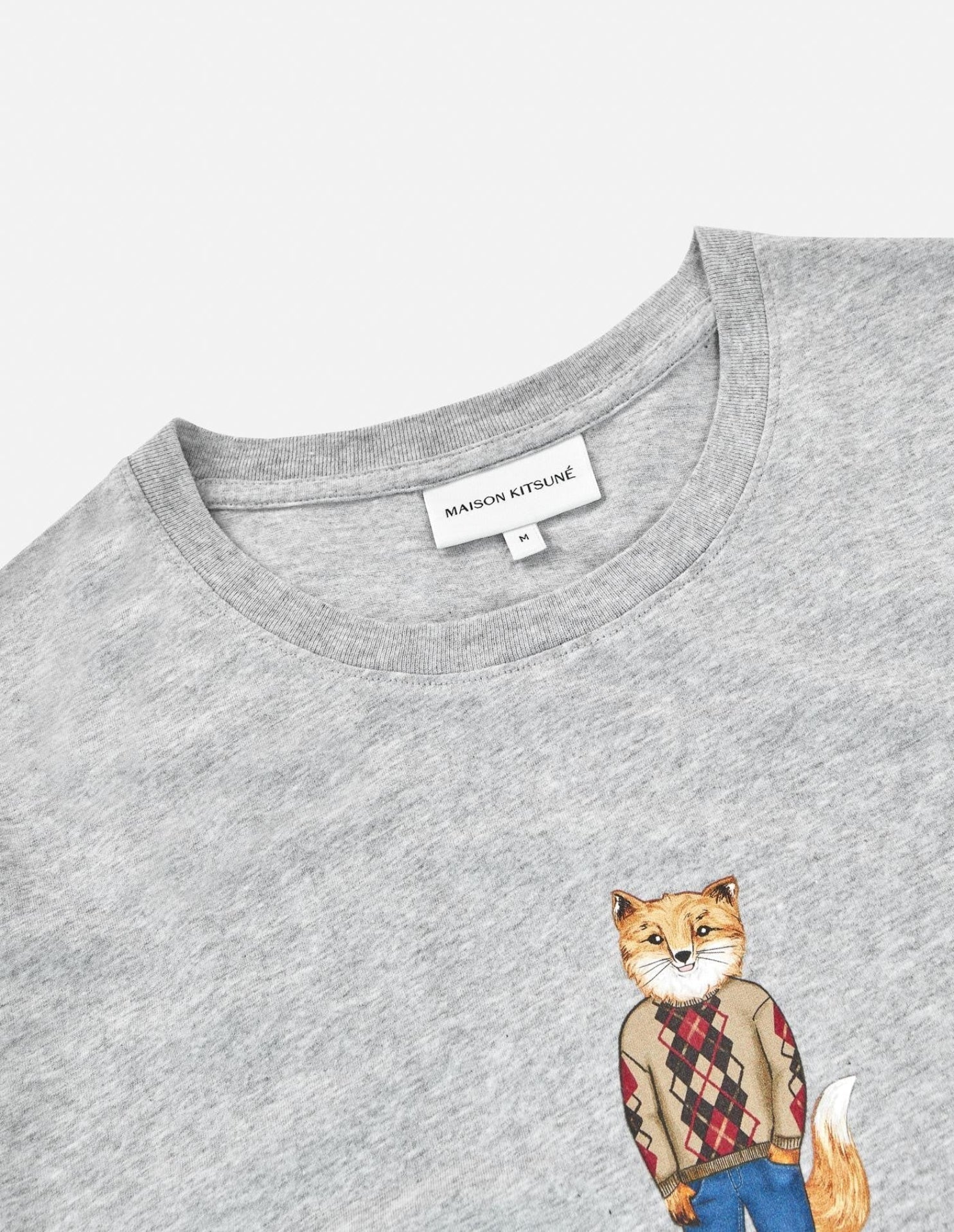 T-shirt avec impression - Light Grey Melange