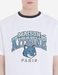 Printed round-neck T-shirt - White