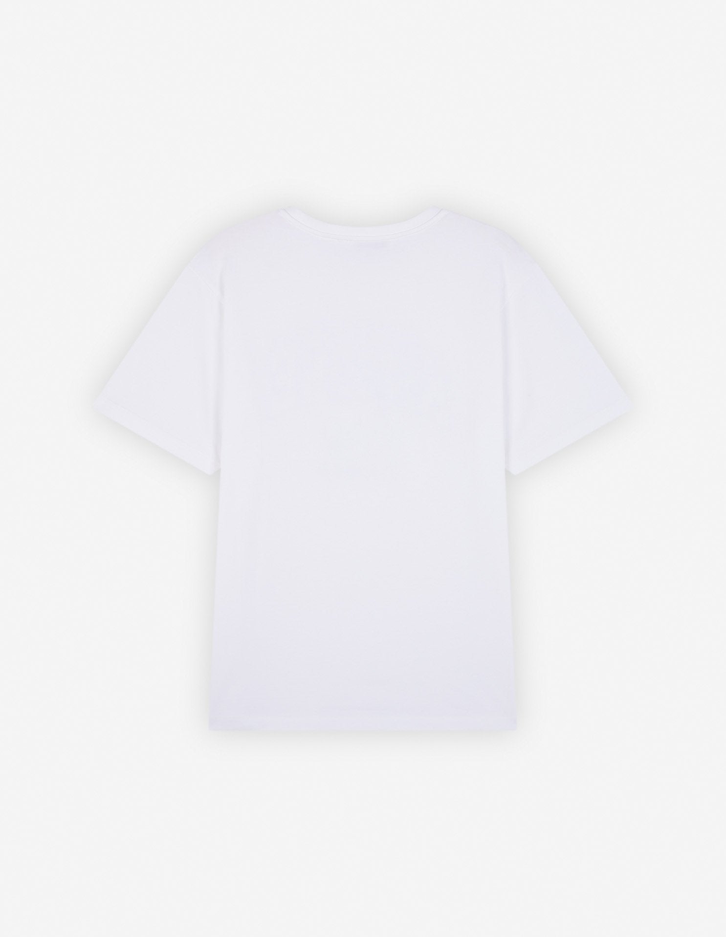 Printed round-neck T-shirt - White
