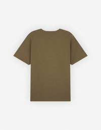 Printed round-neck T-shirt - Khaki