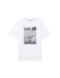 Front printed T-shirt - White
