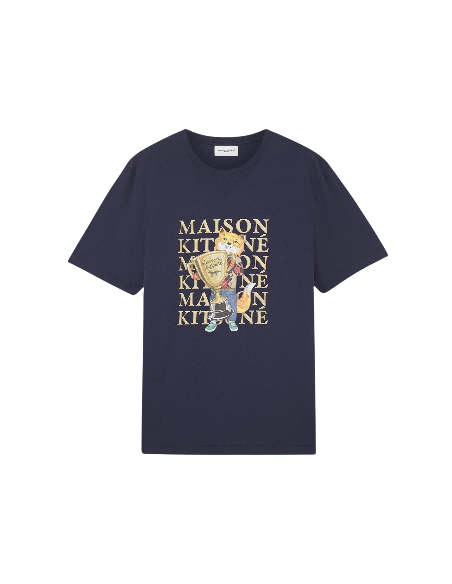 T-shirt à encolure arrondie - Navy