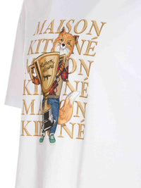 T-shirt à encolure arrondie - White