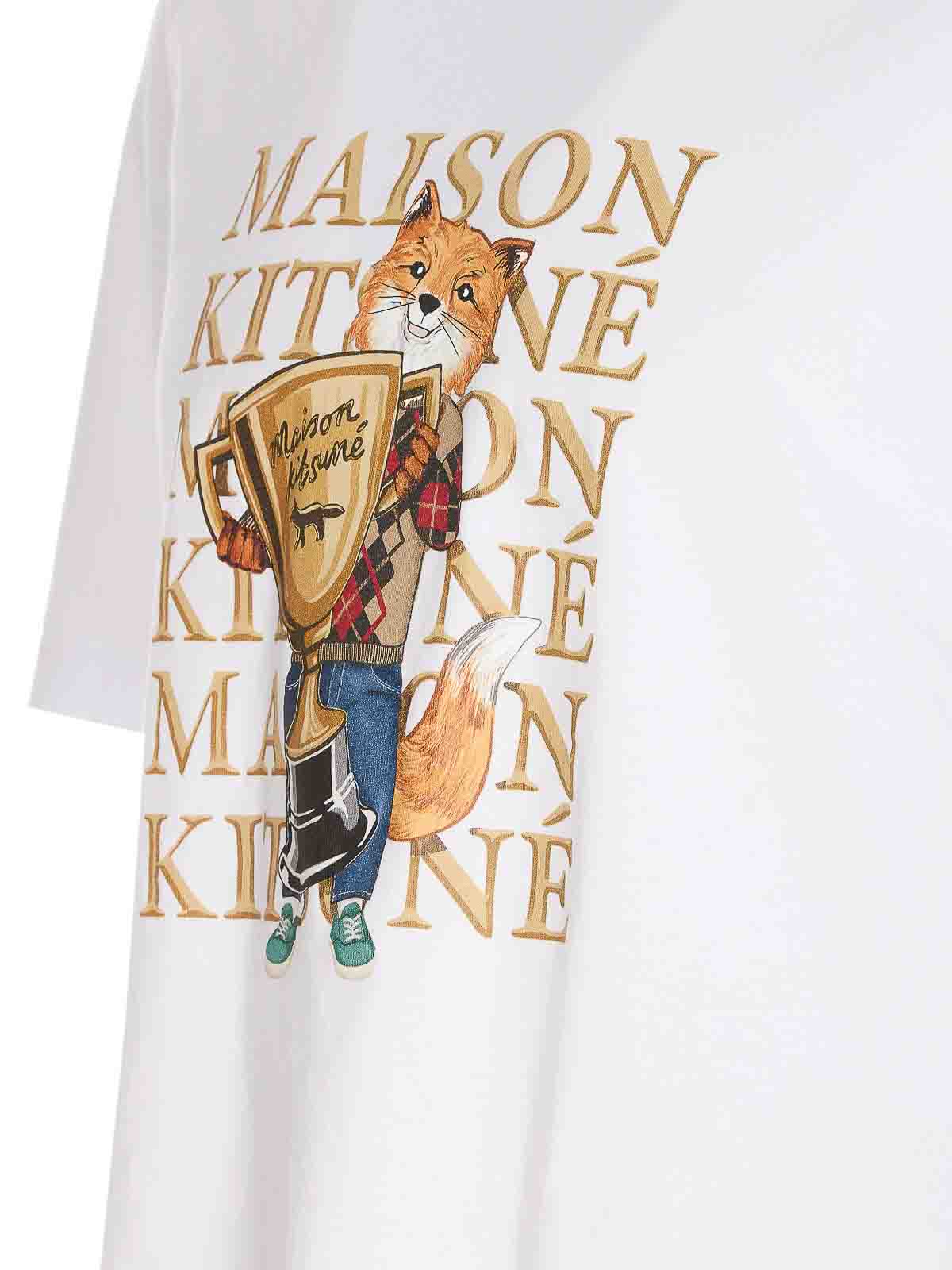 T-shirt à encolure arrondie - White